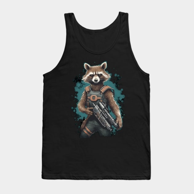 rocket raccoon Tank Top by Pixy Official